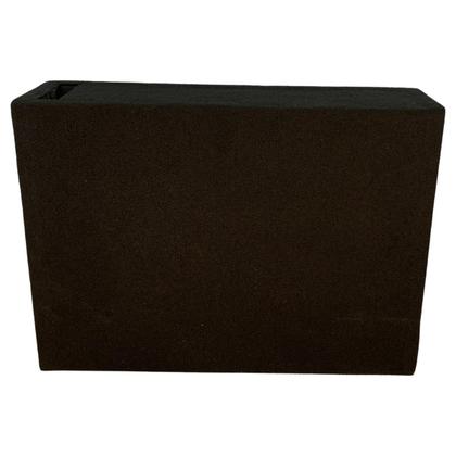 Imagem de Caixa dutada slim 8 polegadas material carpete e courvim