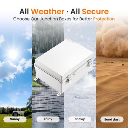 Caixa elétrica QILIPSU Caixa de junção impermeável 41x31x18 cm