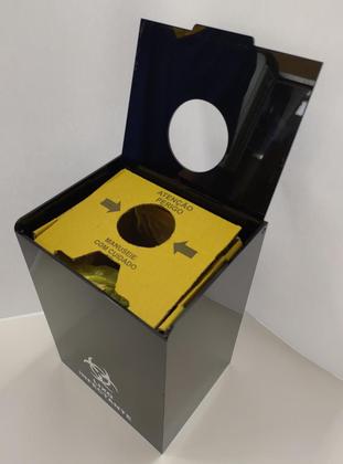 Imagem de Caixa Em Acrilico P/ Coletor Descarpack/perfurocortante 3l