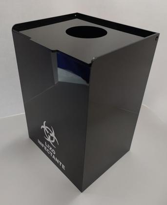 Imagem de Caixa Em Acrilico P/ Coletor Descarpack/perfurocortante 3l