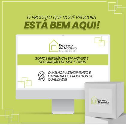 Imagem de Caixa em Pinus Natural com Fecho Box Cesta Surpresa Presente 25X25X10