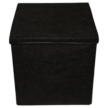 Imagem de Caixa Embalagem Premium para Presente Extra Grande Preta com Laço Vermelho de Cetim
