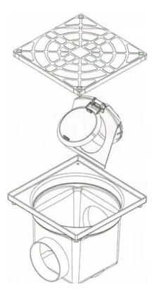 Imagem de Caixa Esgoto 100mm c/ Válvula - Tampa Reforçada