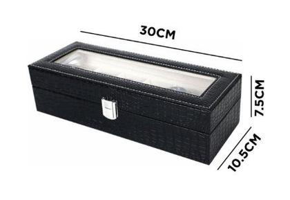 Imagem de Caixa Estojo Organizadora Porta Relógio - HM6785 - 6 Relógios