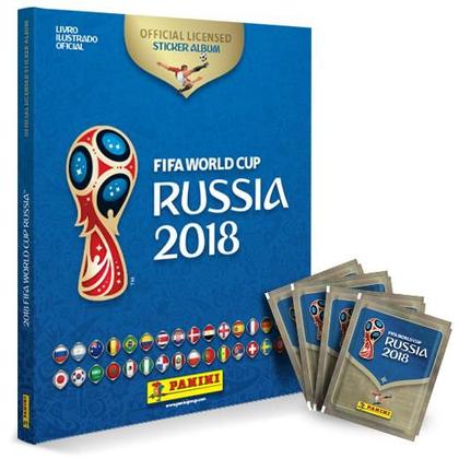 Caixa exclusiva, Álbum e 100 envelopes Figurinhas Copa 18 - Fans De ...