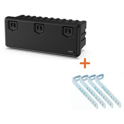 Imagem de Caixa Ferramentas Grande Caminhão Arka 1250 Pp Com suporte