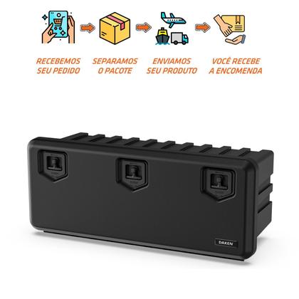 Imagem de Caixa Ferramentas Grande Caminhão Arka 1250 Pp Com suporte