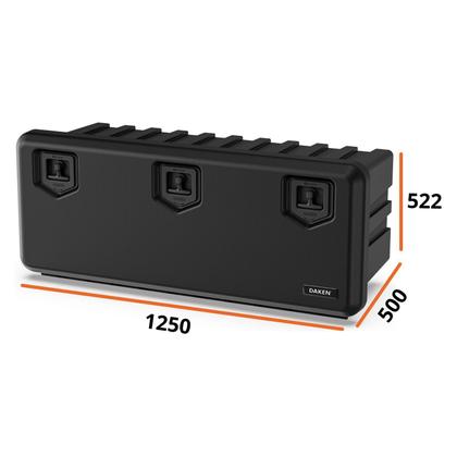 Imagem de Caixa Ferramentas Grande Caminhão Arka 1250 Pp Com suporte