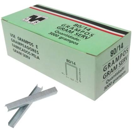 Imagem de Caixa Grampos Grampeador Tapeceiro Pneumático Rocama 80/14