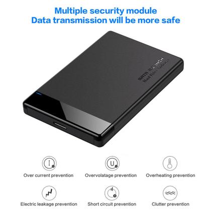 Imagem de Caixa HDD 2.5 SATA para USB 3.0 Adaptador Rígido Gabinete para SSD Disco HDD Caixa Tipo C 3.1 Caixa HD Externo HDD Gabinete