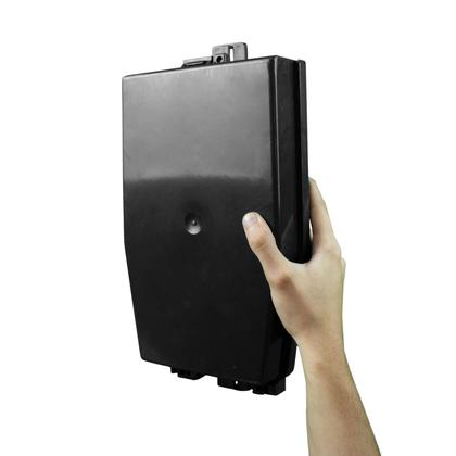 Imagem de Caixa Hermética Multiuso Grande com Suporte Preta padrão Telecom