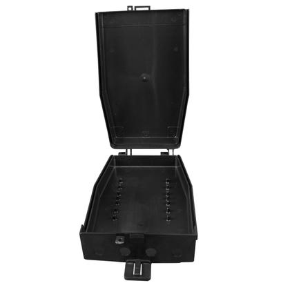 Imagem de Caixa Hermética Multiuso Grande com Suporte Preta padrão Telecom