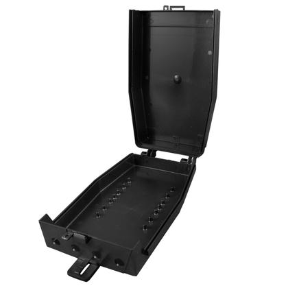 Imagem de Caixa Hermética Multiuso Grande com Suporte Preta padrão Telecom