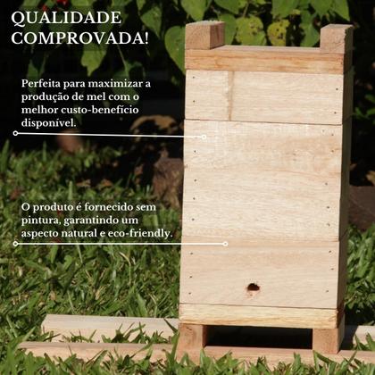 Imagem de Caixa Inpa Para Abelhas Sem Ferrão Eucalipto 3cm