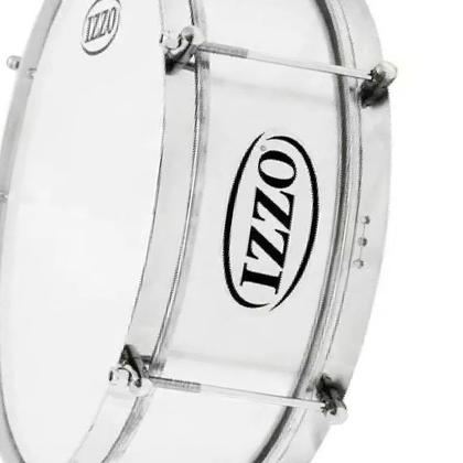 Imagem de Caixa izzo repique 14x10 c/pele leitosa p0 aluminio