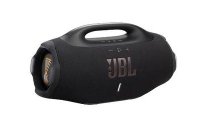 Imagem de Caixa jbl boombox 4 34h de reprodução, bateria removível, com 2 microfone sem fio recarregável, com função karaokê