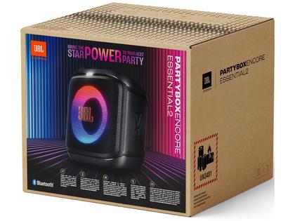 Caixa JBL Party Box Encore Essential 2 - Preta - JBLPBENCESS2BR