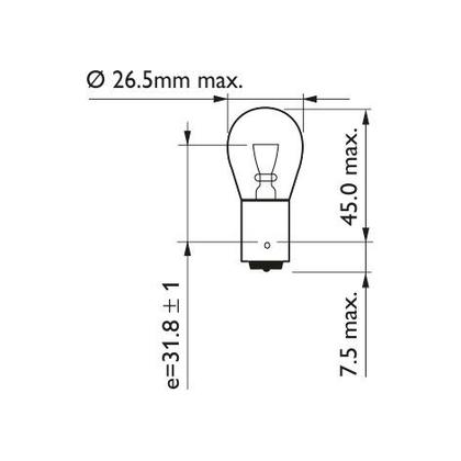 Imagem de Caixa Lampada 1141 21W 12V Excelite