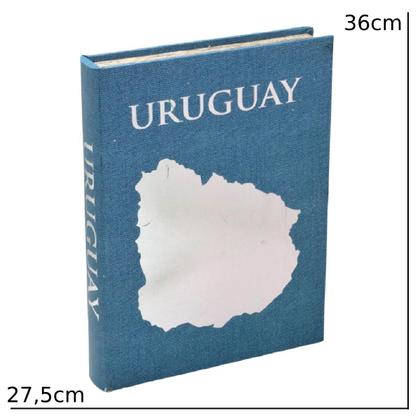 Imagem de Caixa livro decorativa em mdf uruguay 36cm