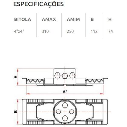 Imagem de Caixa Luz Tigre 4x4 Octogonal Suporte Lajota Teto Regulavel