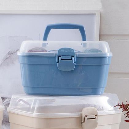 Imagem de Caixa Maleta Multiuso Organizadora Manicure Maquiagem Box