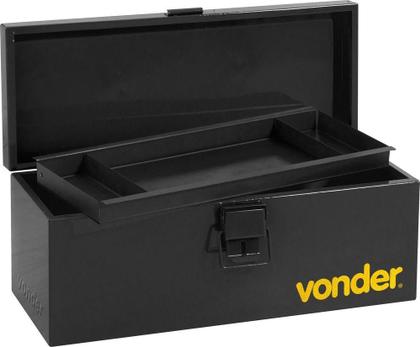 Imagem de Caixa Metal Para Ferr Baú 400x160x170mm Com Band Pç - Vonder