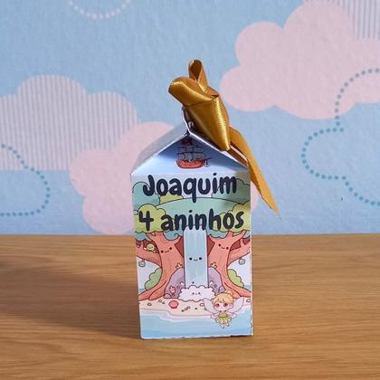 Imagem de Caixa Milk Peter Pan Chibi Fofo Personalizada  Lembrancinha  Festa Infantil  Aniversário