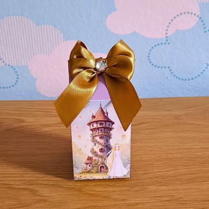 Imagem de Caixa Milk Rapunzel Aquarela Personalizada  Lembrancinha  Festa Infantil  Aniversário