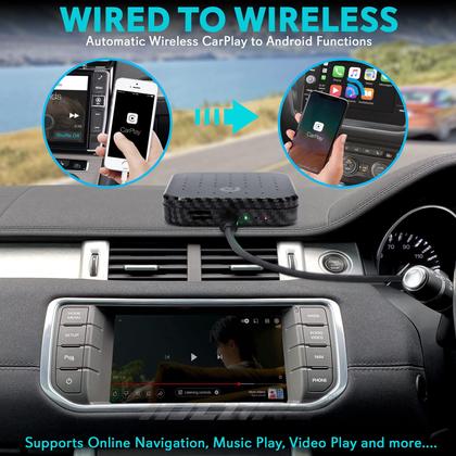 Imagem de Caixa Multimídia PyleUSA com CarPlay e Android Auto Wireless