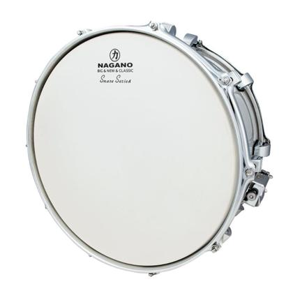 Imagem de Caixa Nagano Snare Series Big Beat 14X8 SVS Prata Brilhante