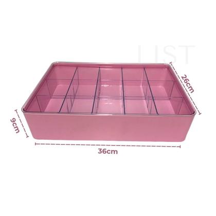 Imagem de Caixa Organizadora 6,3L Com Divisória Tampa Plástica Oferta