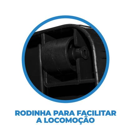Imagem de Caixa Organizadora 65 Litros Com Travas e Rodinhas Guarda Objetos