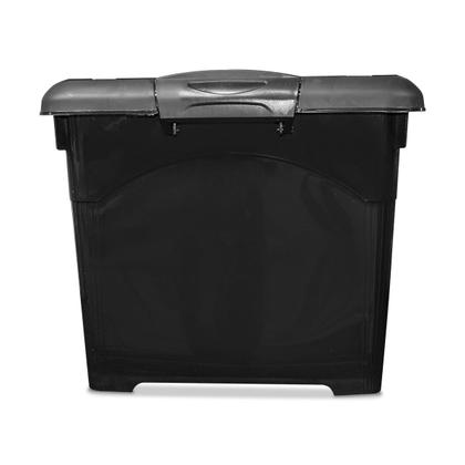 Imagem de Caixa Organizadora 65 Litros Com Travas e Rodinhas Guarda Objetos