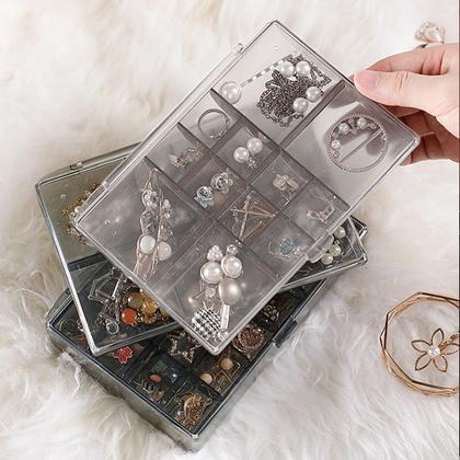 Imagem de Caixa Organizadora Bijuterias Joias Pequeno Divisórias