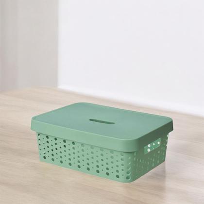 Imagem de Caixa Organizadora Com Tampa 11 Litros - Usual Utilidades