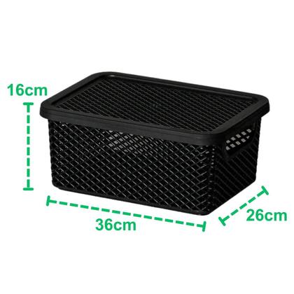 Imagem de Caixa Organizadora com Tampa 36 CM Linea