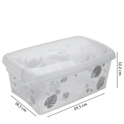 Imagem de Caixa organizadora com travas Stitch 4,2 litros Plasutil ref. 17381
