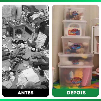 Caixa Organizadora Container 20 Litros C/ Tampa e Trava - Uninjet Imagem de Caixa Organizadora Container 20 Litros C/ Tampa e Trava