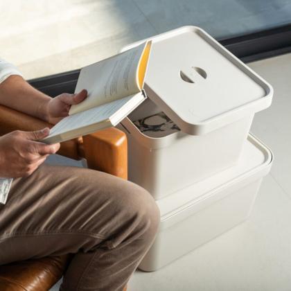Imagem de Caixa Organizadora Cube Branco 18L - Ou