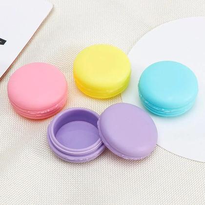 Imagem de Caixa Organizadora De Joias Mini Macaron 6PCS Para Viagem, Armazenamento De Anéis, Estojo Plástico