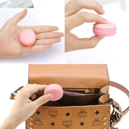 Imagem de Caixa Organizadora De Joias Mini Macaron 6PCS Para Viagem, Armazenamento De Anéis, Estojo Plástico