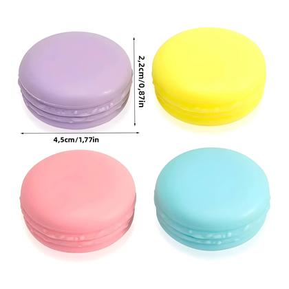 Imagem de Caixa Organizadora De Joias Mini Macaron 6PCS Para Viagem, Armazenamento De Anéis, Estojo Plástico