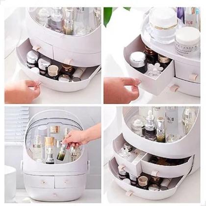 Caixa Organizadora De Maquiagem Cosméticos Lorben Branco Imagem de Caixa Organizadora De Maquiagem Cosméticos Lorben Branco