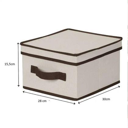 Imagem de Caixa organizadora dobravel guarda roupa porta lençol toalha