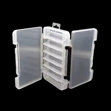 Imagem de Caixa Organizadora Dupla Com 14 Divisórias Para Iscas Pesca