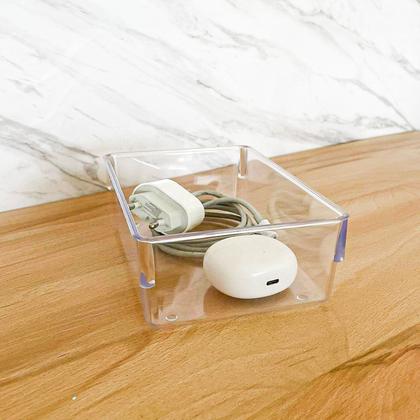 Caixa Organizadora Multiuso para Cozinha, Banheiro e Escritório - Plastutti Imagem de Caixa Organizadora Multiuso para Cozinha, Banheiro e Escritório