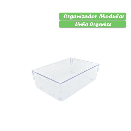 Caixa Organizadora Multiuso para Cozinha, Banheiro e Escritório - Plastutti Imagem de Caixa Organizadora Multiuso para Cozinha, Banheiro e Escritório