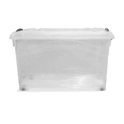 Imagem de Caixa organizadora multiuso transparente 25 litros alta