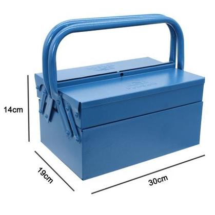 Imagem de Caixa Organizadora Para Ferramentas Mecanico 3 Gavetas 30cm