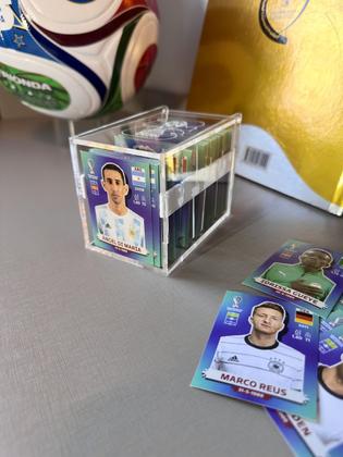 Imagem de Caixa Organizadora para Figurinhas da Copa 2026 em Acrílico 3mm Transparente para Cards e Colecionáveis